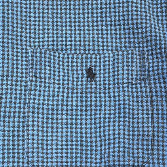 Polo Ralph Lauren XXL Blaire Blue Pony Long Sleeve Casual Button Down Shirt - Picture 3 of 7